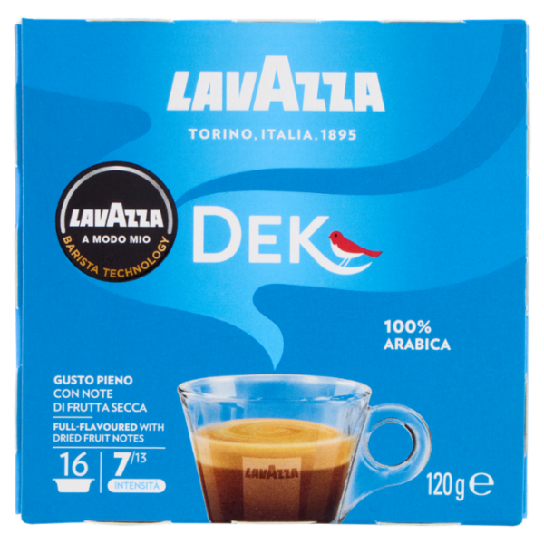 Lavazza A Modo Mio Dek 16 Capsule 120 g