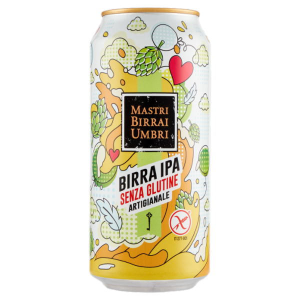 Mastri Birrai Umbri Birra IPA Senza Glutine Artigianale 440 ml
