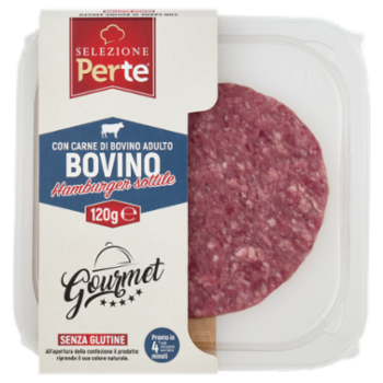 Selezione Perte Gourmet Bovino Hamburger Sottile 120 g
