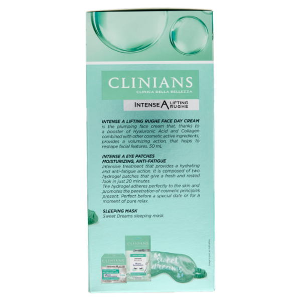 Clinians Intense A Lifting Rughe Acido Ialuronico Trattamento giorno 50 mL + Patch Occhi 3,6 g