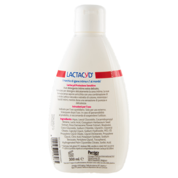 Lactacyd Protezione Sensitive Detergente intimo per pelli sensibili 300 ml