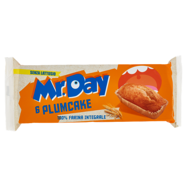 Mr.Day 6 Plumcake 100% Farina Integrale 6 x 31,7 g