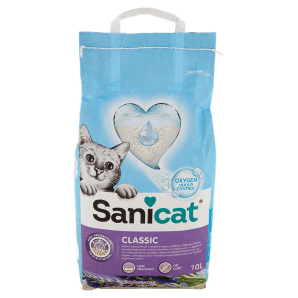 Sanicat Classic Lettiera assorbente Lavender 10 L