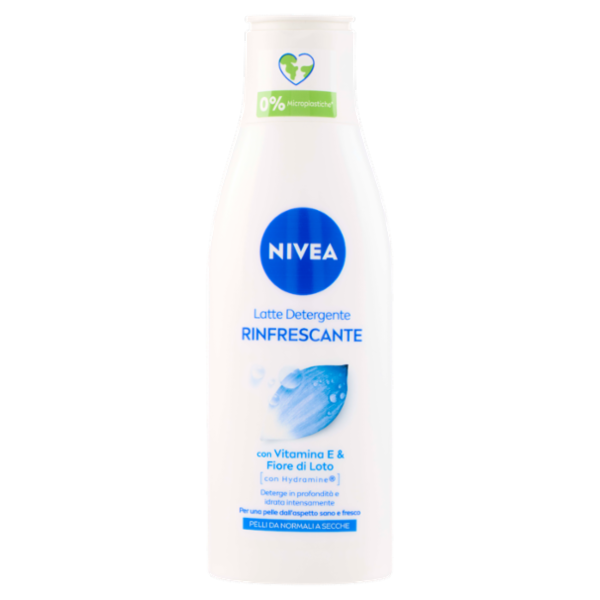 Nivea Latte Detergente Rinfrescante Pelli da Normali a Secche 200 ml