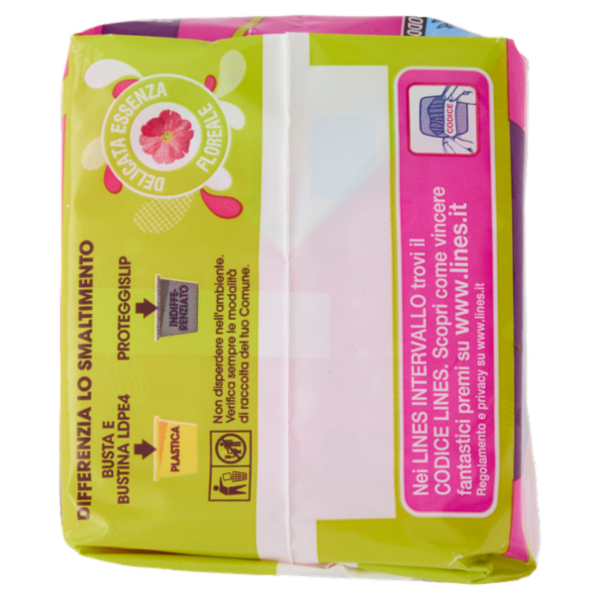 Lines intervallo & go Fresh Regular proteggislip ripiegati 20 pz