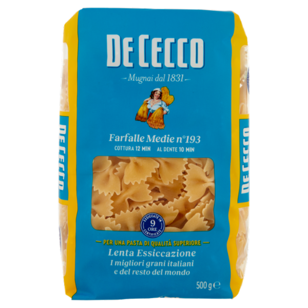 De Cecco Farfalle Medie n°193 500 g