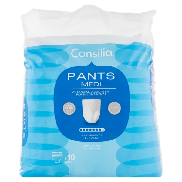Consilia Mutandine Assorbenti Pants Misura Medium 10 pezzi