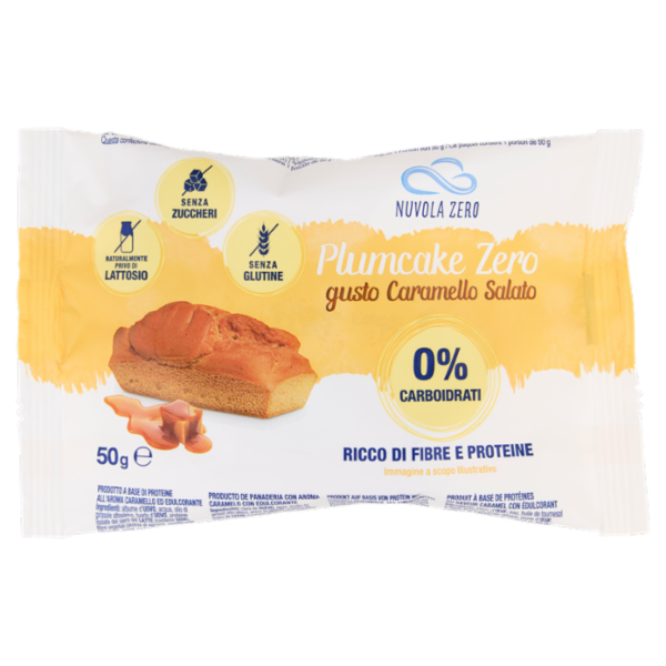 Nuvola Zero Plumcake Zero gusto Caramello Salato 50 g