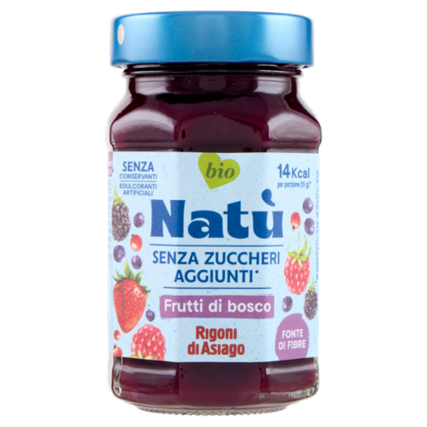 Rigoni di Asiago Natù Senza Zuccheri Aggiunti° Frutti di bosco bio 240 g