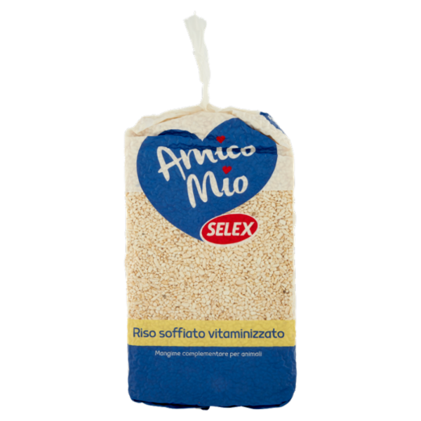 Selex Amico Mio Riso Soffiato Sottovuoto per Animali 2 kg