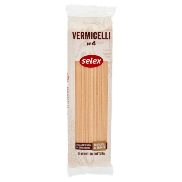 Selex Pasta di Semola Trafilata al Bronzo Vermicelli 500 g