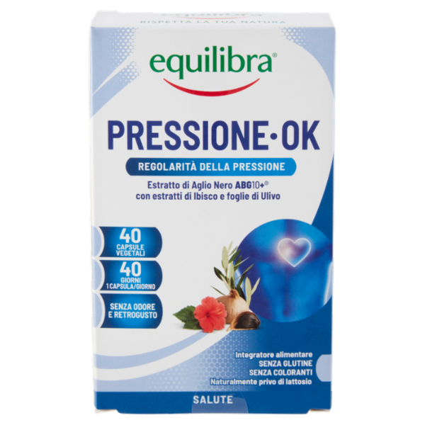 equilibra Pressione-Ok Regolarità della Pressione 40 Capsule Vegetali 20 g