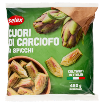 Selex Cuori Di Carciofo a Spicchi Surgelati 450 g