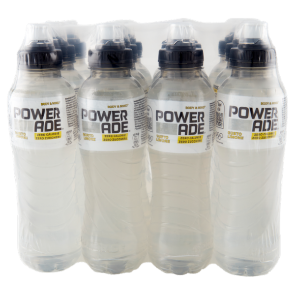 POWERADE Active Zero Gusto Limone PET 12 x 500 ml