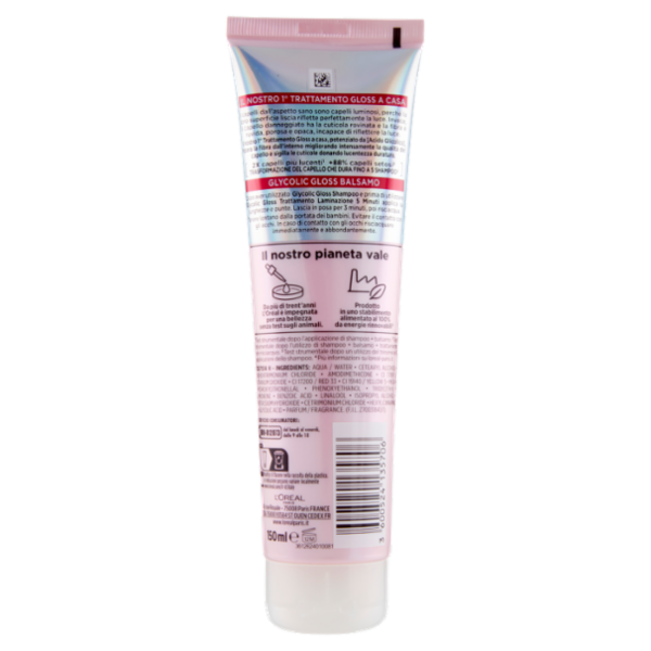 L'Oréal Paris Elvive Glycolic Gloss Balsamo con Acido Glicolico 150 ml