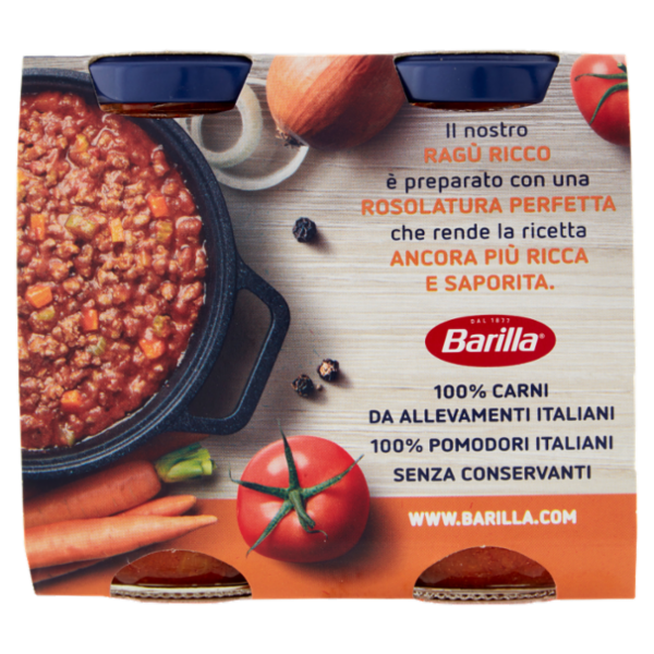 Barilla Sugo Ragù Bolognese Classico Condimento per Pasta 180gX2