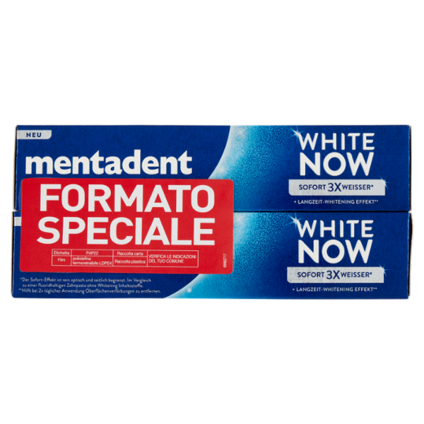 Mentadent White Now Original 2 x 75 ml