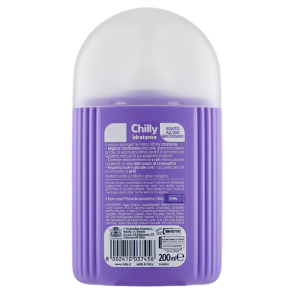 Chilly idratante Detergente Intimo 200 ml
