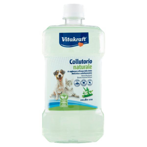 Vitakraft Collutorio naturale con Aloe vera 500 ml