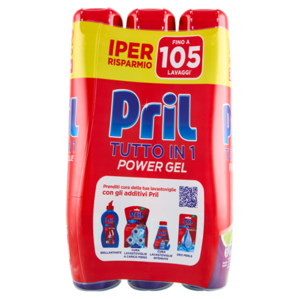 PRIL All in 1 Gel Limone 3x630ml