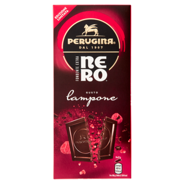 PERUGINA NERO Lampone Limited Edition Tavoletta Cioccolato Fondente Extra 85g