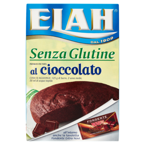 Elah Senza Glutine Preparato per Torta al cioccolato 282 g