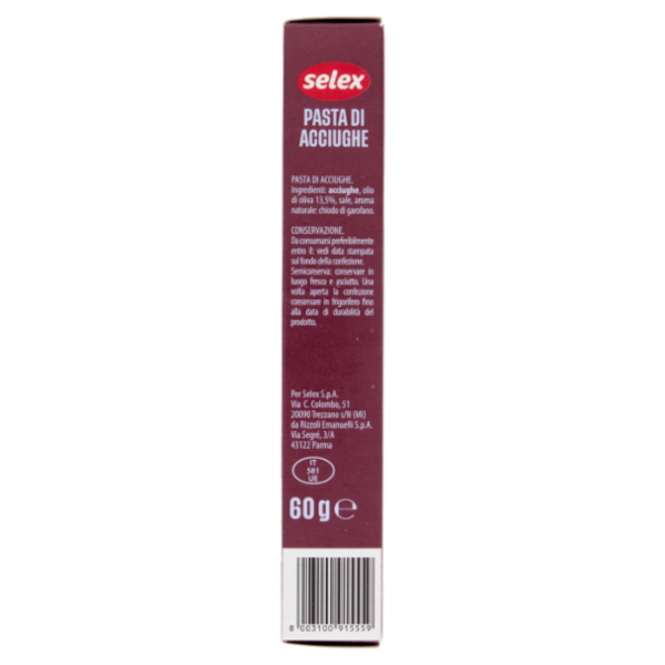 Selex Pasta di Acciughe con Olio di Oliva 60 g