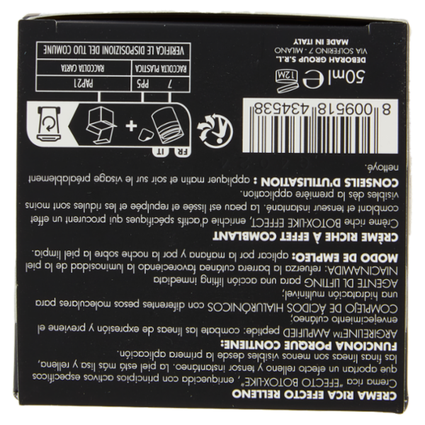 Dermolab Botox-Like Effect Crema Ricca Effetto Filler 50 ml