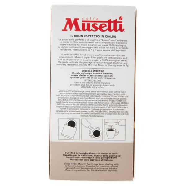 caffè Musetti Enjoy your Intenso 18 Cialde Monodose 125 g