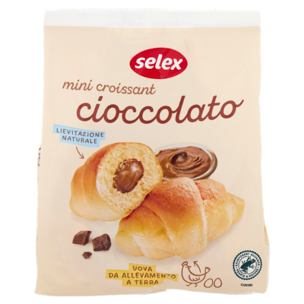 Selex Mini Croissant con Crema al Cioccolato 150 g