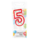 Smart PerLa Festa Candelina Numerale 5 1 pz