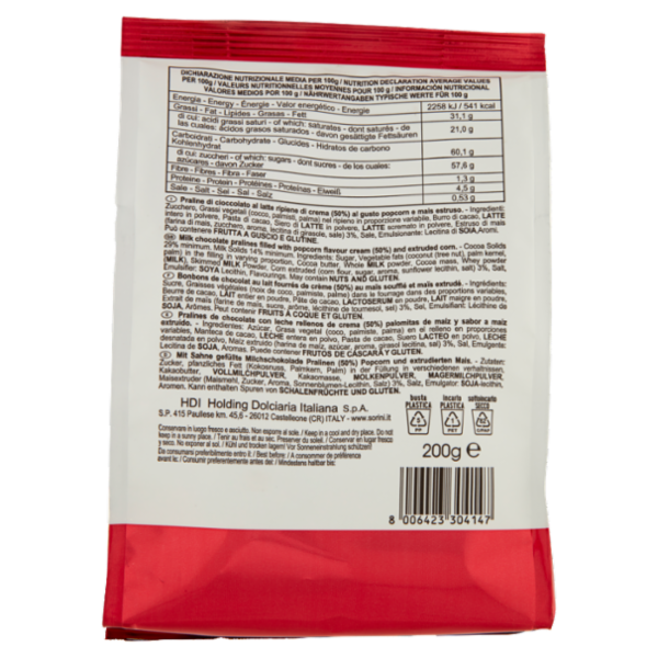 Sorini Salty Crunchy Pop Corn 200 g