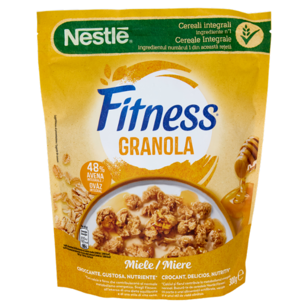 FITNESS Granola Miele con Avena e Cereali Integrali 300g