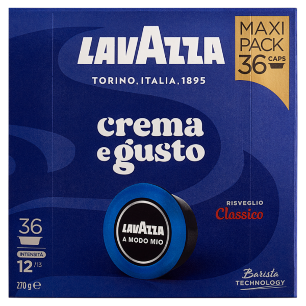 Lavazza A Modo Mio crema e gusto Classico 36 Capsule 270 g