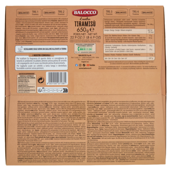 Balocco il nostro Tiramisù 650 g