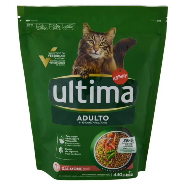ultima Cat Adulto 1-10 Anni con Salmone 440 g