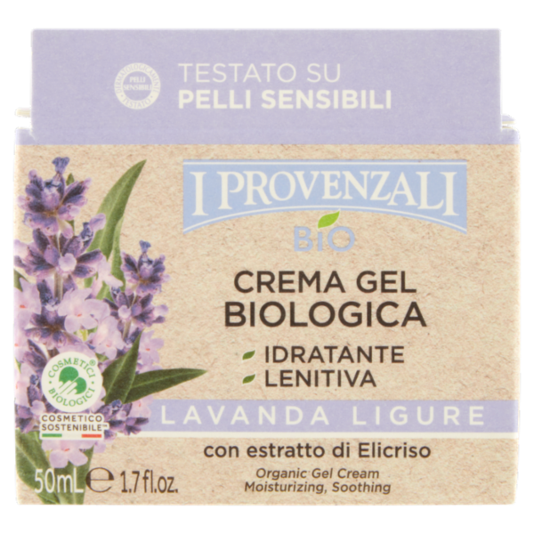 I Provenzali Bio Crema Gel Biologica Lavanda Ligure 50 mL