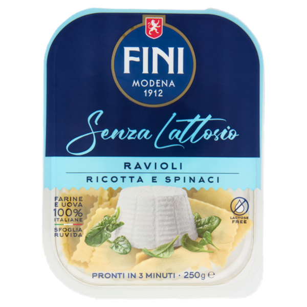 Fini Senza Lattosio Ravioli Ricotta e Spinaci 250 g