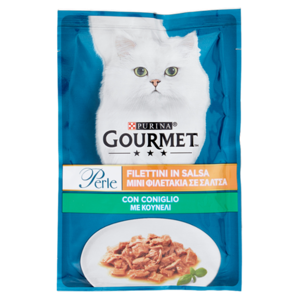 PURINA GOURMET Perle Filettini in Salsa con Coniglio 85 g