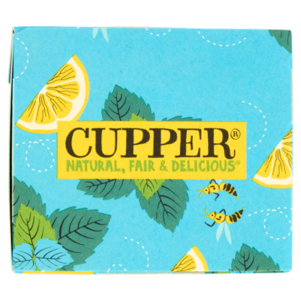 CUPPER My Slim Mate Infuso Bio di Mate Menta e Limone, 20 Bustine 40 g