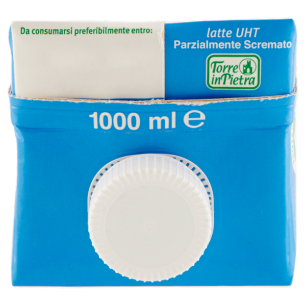 Torre in Pietra latte UHT a lunga conservazione Parzialmente Scremato 1000 ml