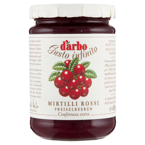 Darbo Confettura Extra Mirtilli rossi Composta 450 g