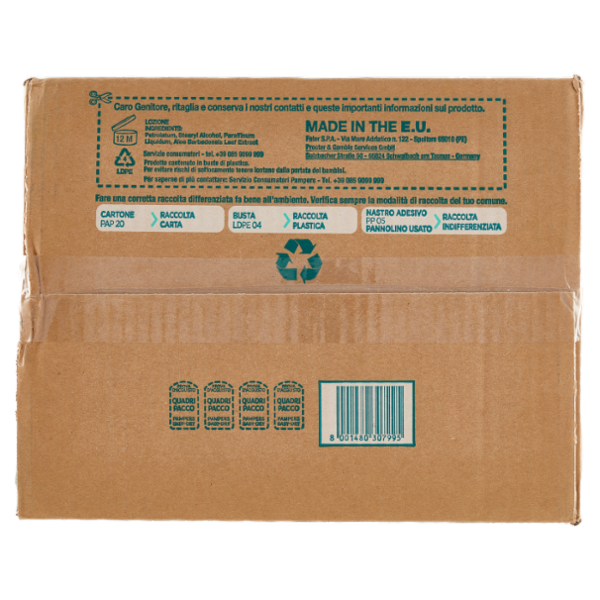 Pampers Baby-dry XL 68 pz