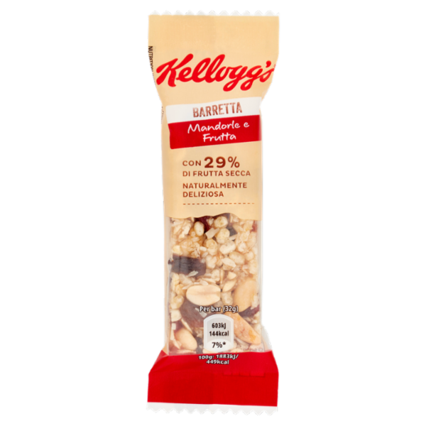 Kellogg's Barretta Mandorle e Frutta 32 g