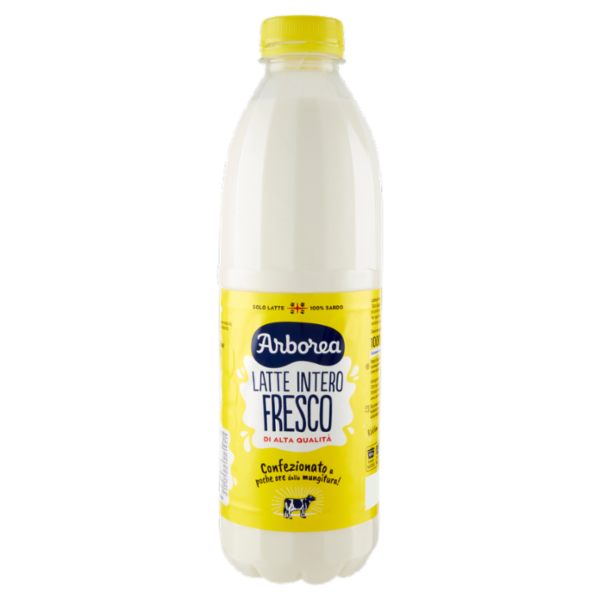 Arborea Latte Intero Fresco di Alta Qualità 1000 ml