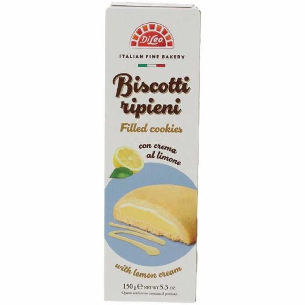 Di Leo Biscotti Ripieni Crema Al Limone 150g