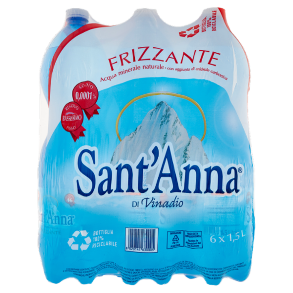 Sant'Anna di Vinadio Frizzante 6 x 1,5 L