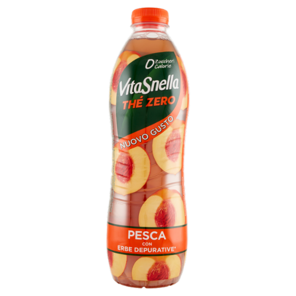 Vitasnella Thé Zero Pesca con Erbe Depurative* 1,25 L