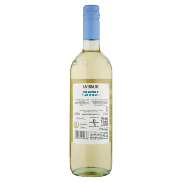 Tavernello Chardonnay Vino Bianco d'Italia 750 ml