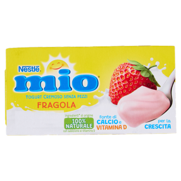 NESTLÉ MIO Yogurt Cremoso Senza Pezzi Fragola 2x125g
